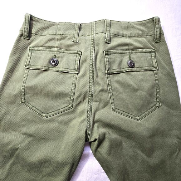 Cabi The Quest Olive Green Cargo Skinny Ankle Stretch Pants 5315 Women's Size 4 - Picture 4 of 6